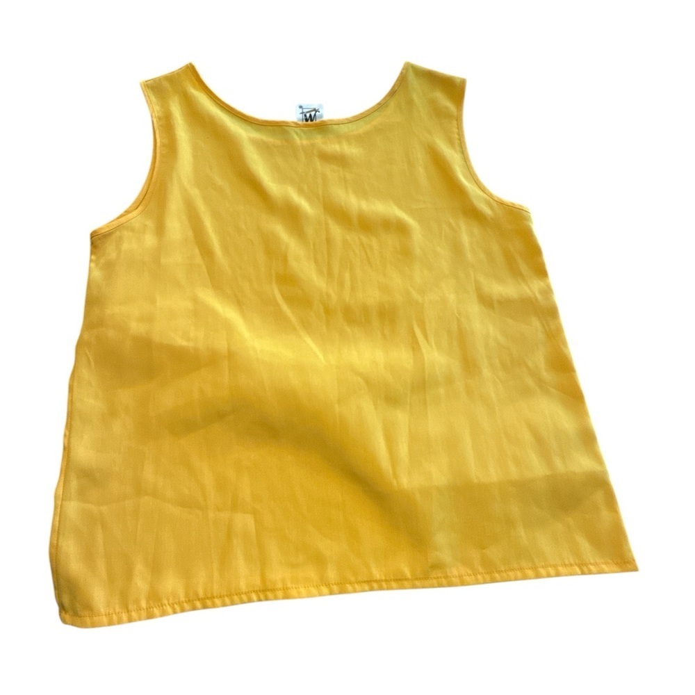 Yellow Sleeveless Women's Top - Picture 5 of 5